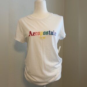 Aeropostale Classic White Tee